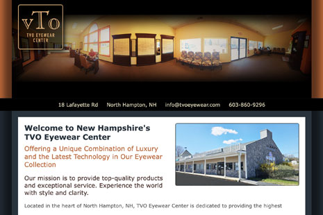 TVO Eyewear Home Page